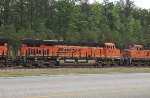 BNSF 8167 in a quartet of units